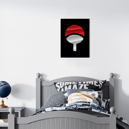 Quadro Decorativo Naruto Cl Uchiha Terom Laser