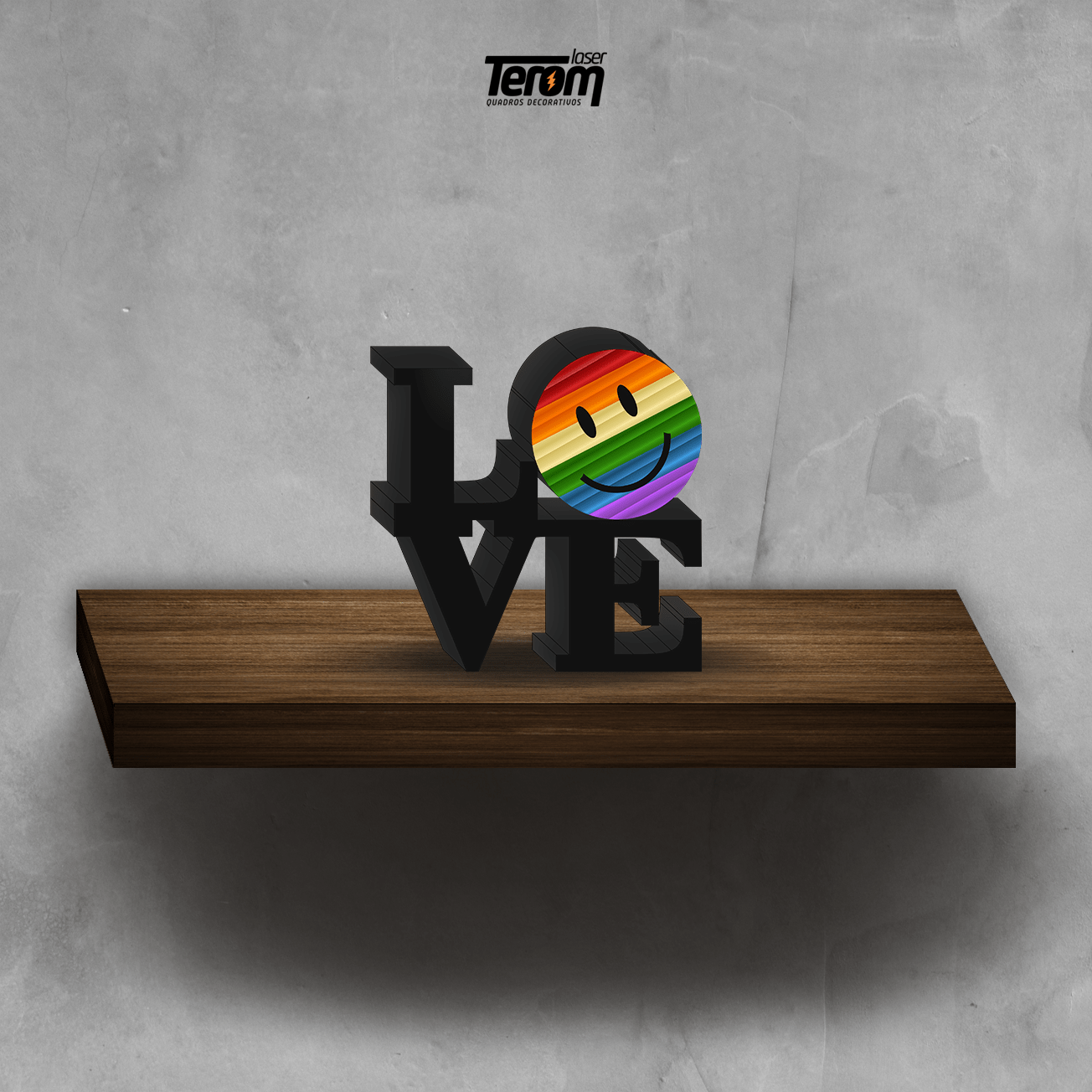 PLACA DE MESA - LOVE PRIDE