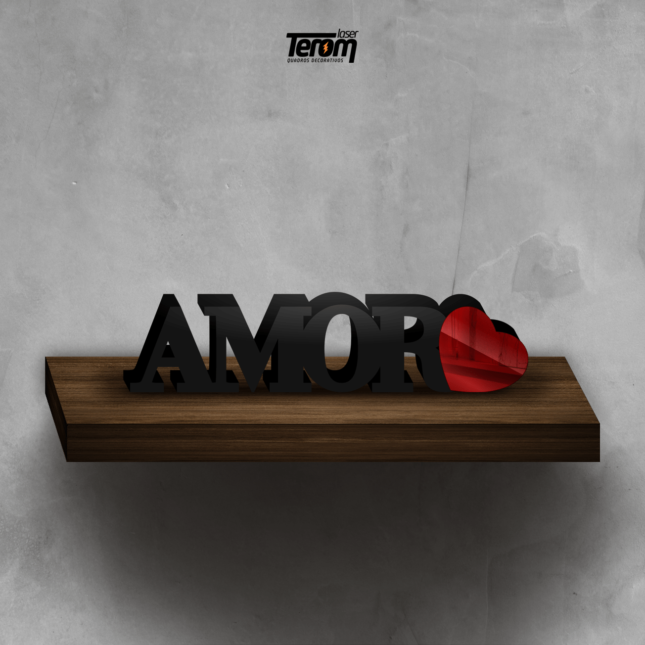 PLACA DE MESA - AMOR