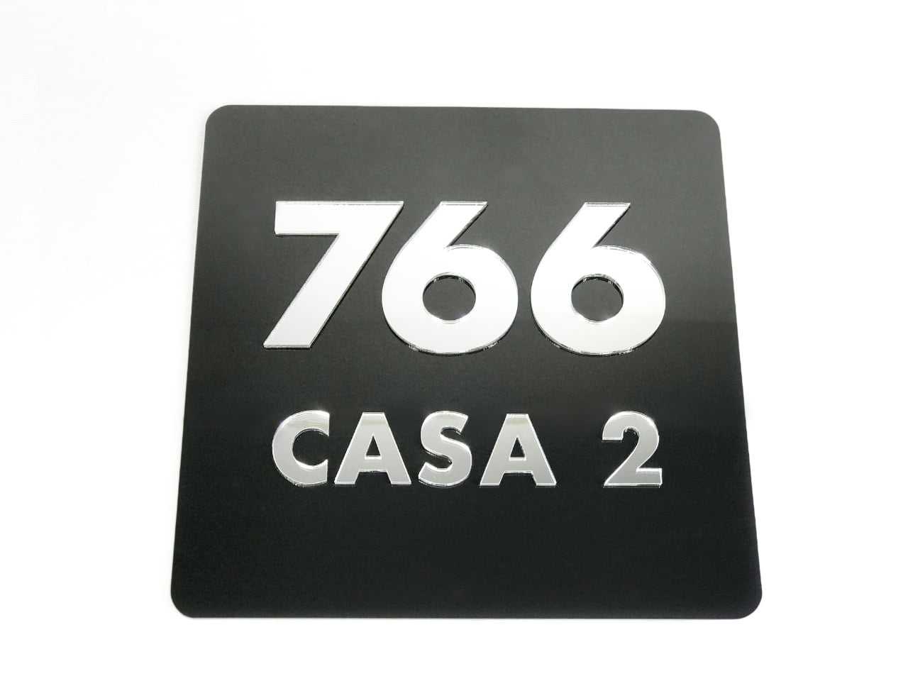 Placa Identificação Casa - Modelo 01