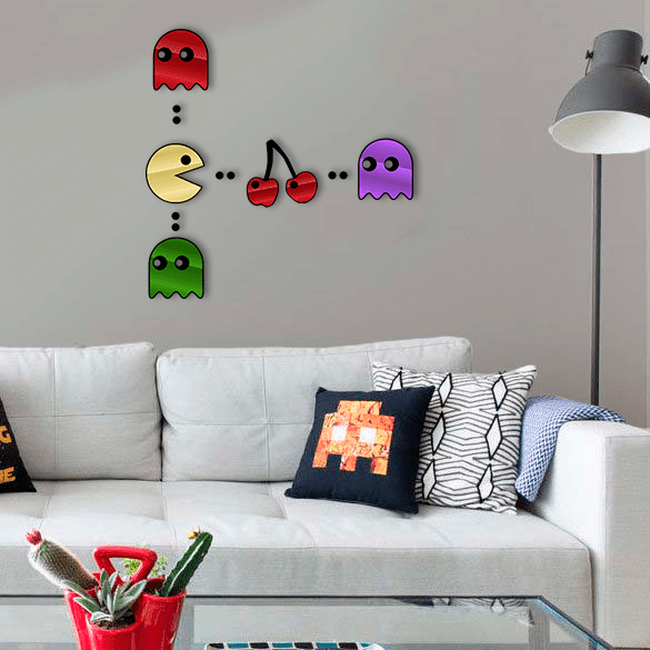 QUADRO DECORATIVO GEEK  - PAC-MAN