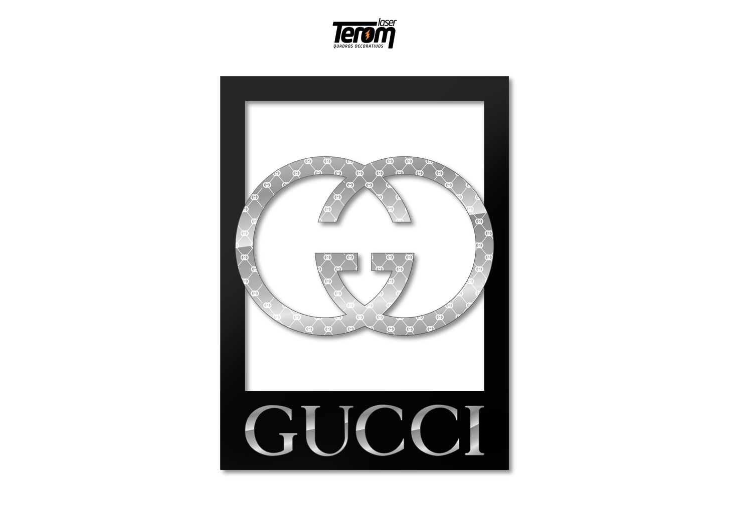 QUADRO DECORATIVO - GUCCI - TEROM Laser