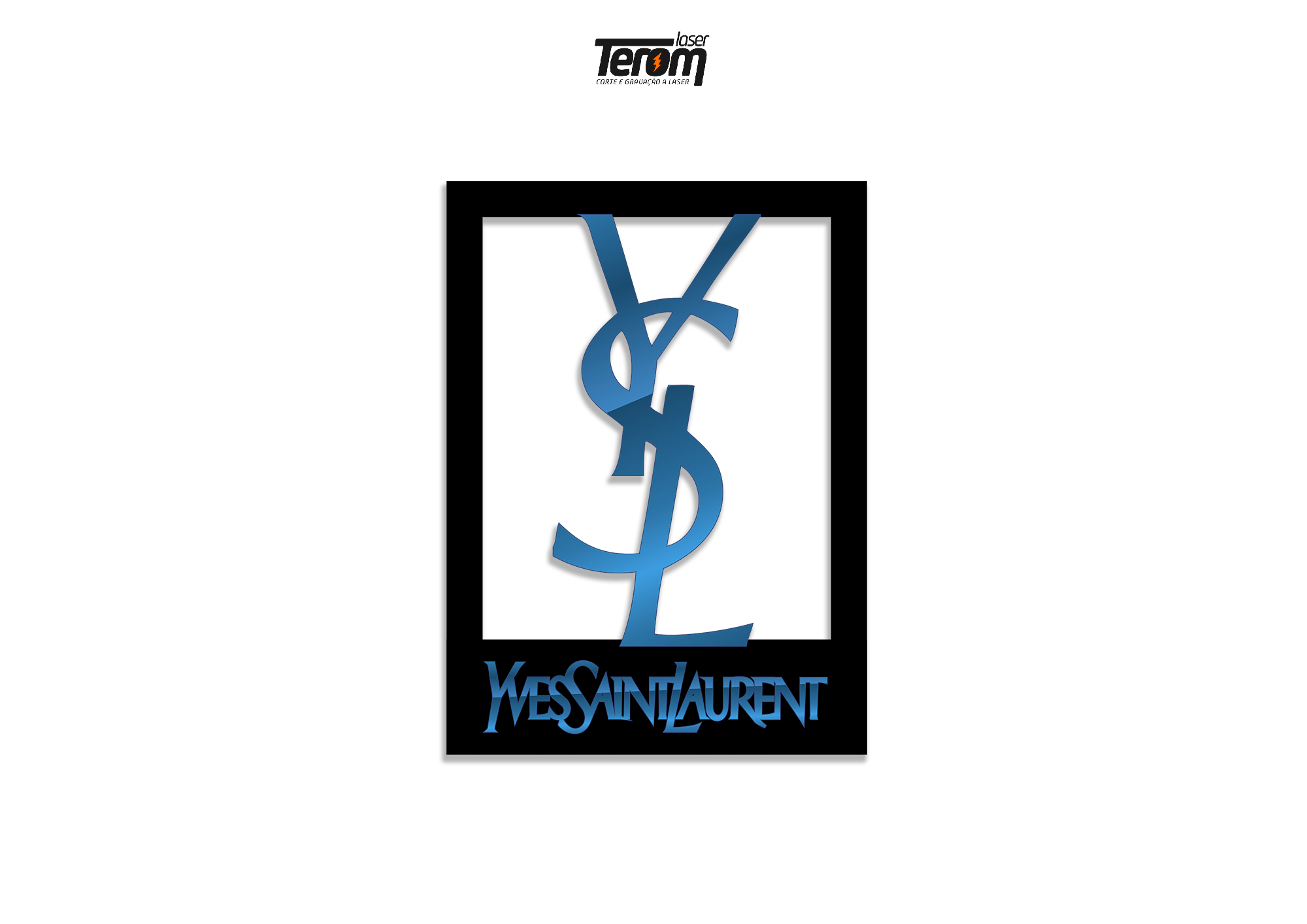 QUADRO DECORATIVO - YVES SAINT LAURENT - TEROM Laser