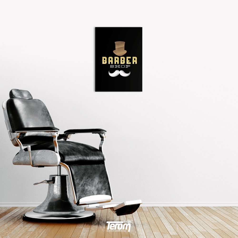 QUADRO DECORATIVO BARBEARIA - BARBER SHOP