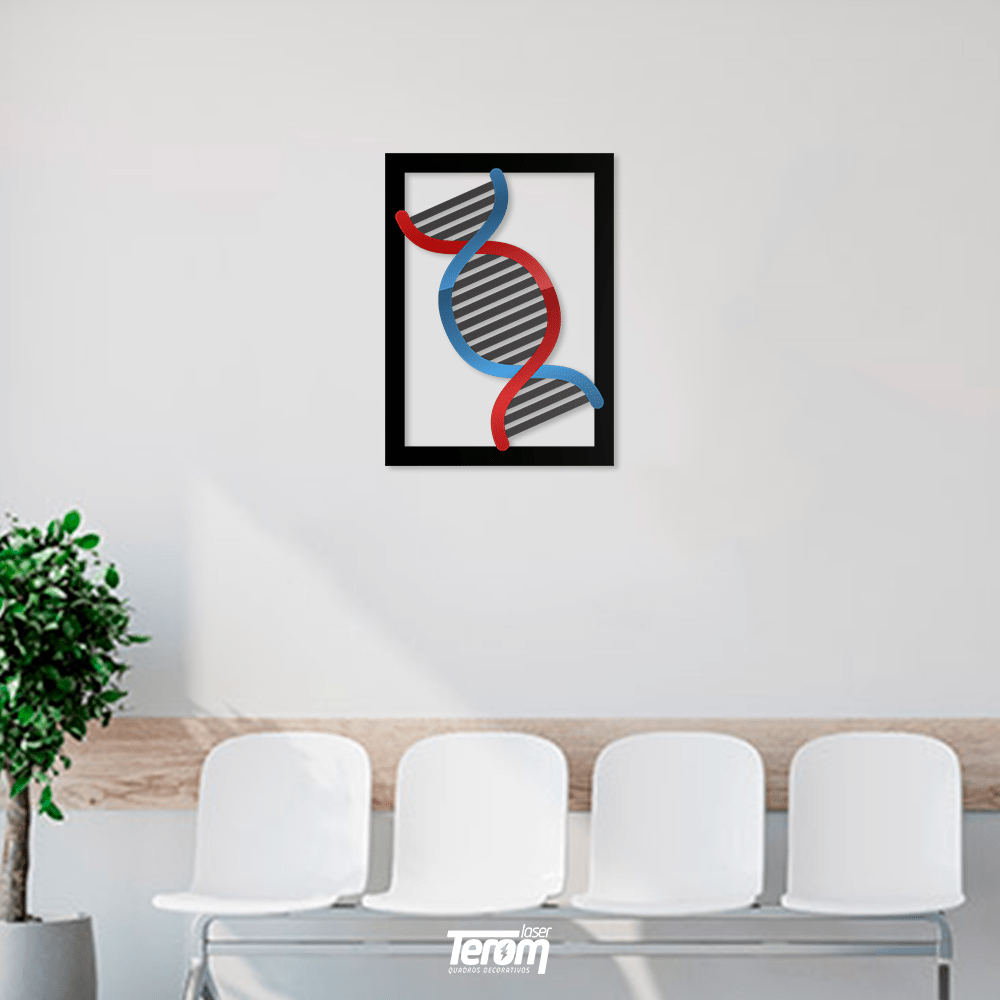 QUADRO DECORATIVO - DNA