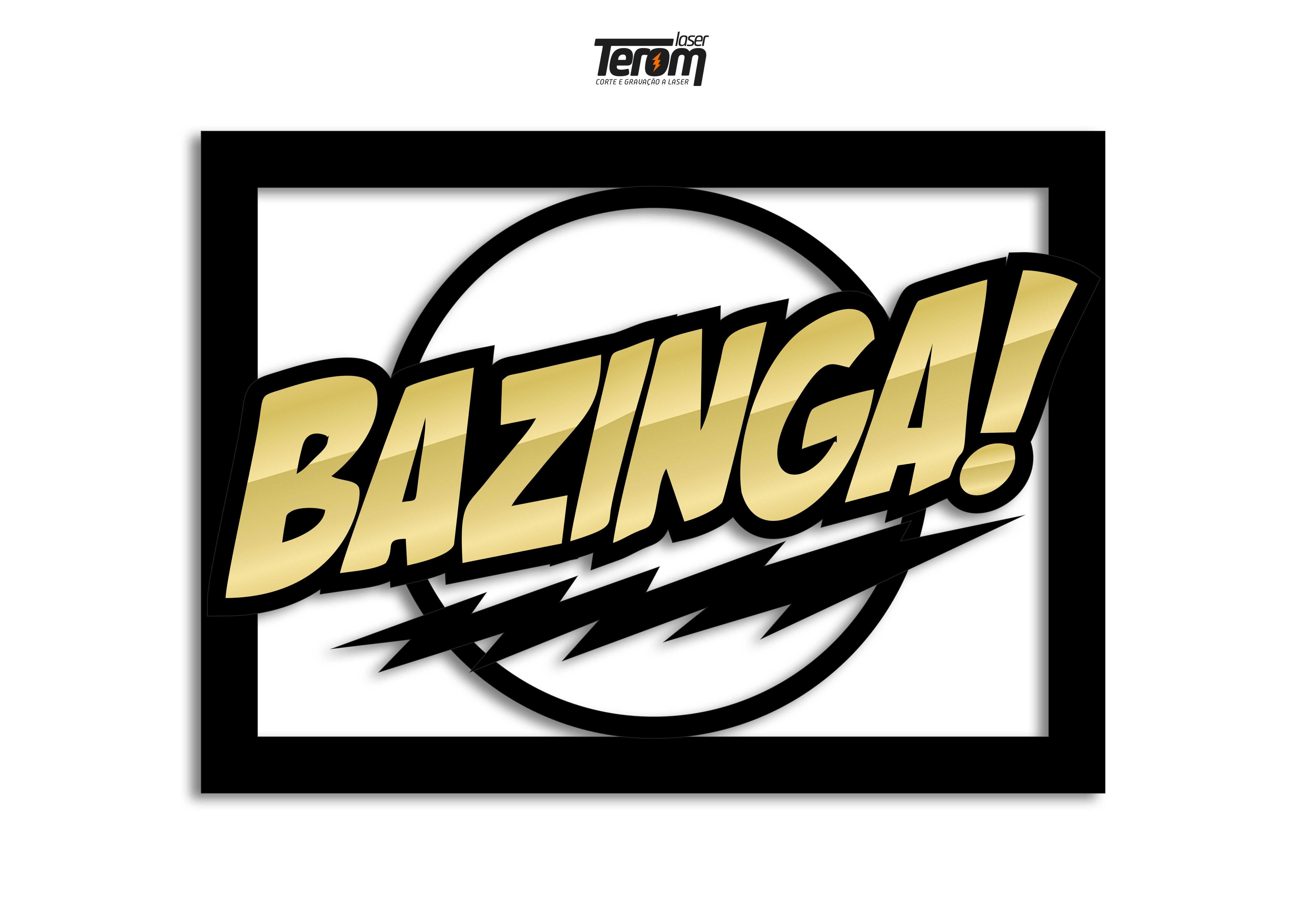 QUADRO DECORATIVO THE BIG BANG THEORY - BAZINGA! - ELITE