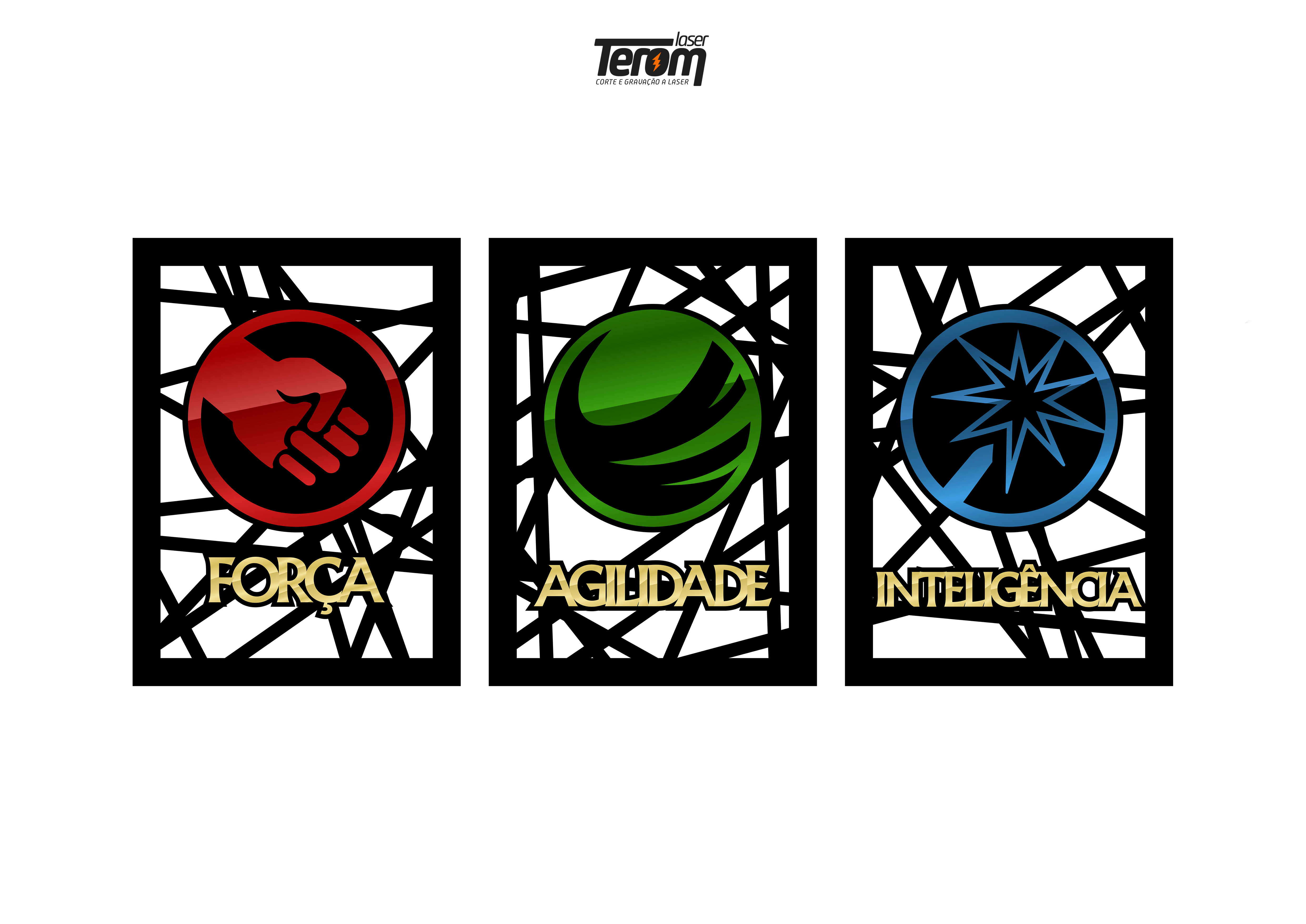 QUADROS DECORATIVO DOTA 2 - ATRIBUTOS DO DOTA 2