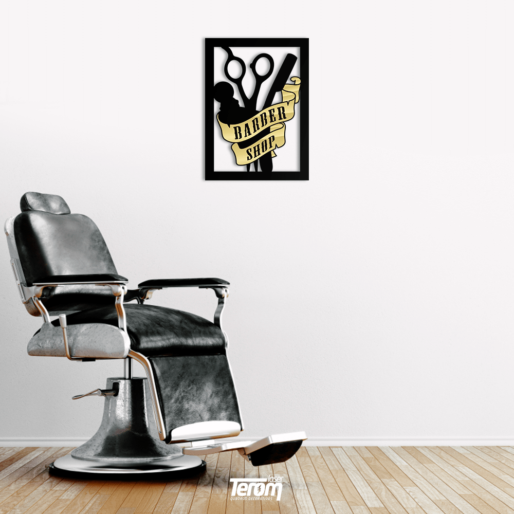 QUADROS DECORATIVOS BARBEARIA - BARBER SHOP ELITE