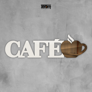 PLACA DE MESA - CAFÉ