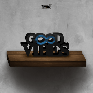 PLACA DE MESA - GOOD VIBES 