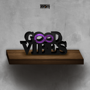 PLACA DE MESA - GOOD VIBES 