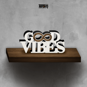 PLACA DE MESA - GOOD VIBES 