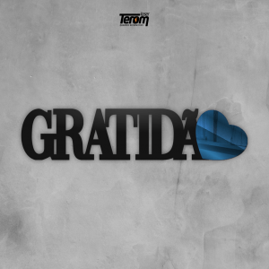 PLACA DE MESA - GRATIDÃO