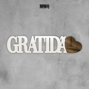 PLACA DE MESA - GRATIDÃO