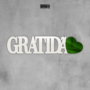 PLACA DE MESA - GRATIDÃO