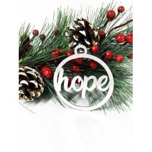 ENFEITES DE NATAL PARA ÁRVORE - HOPE  - 5 UND