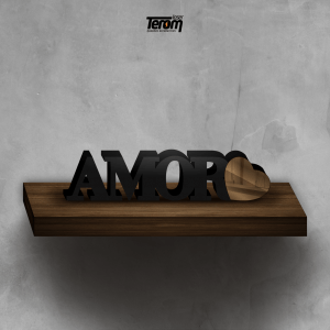 PLACA DE MESA - AMOR