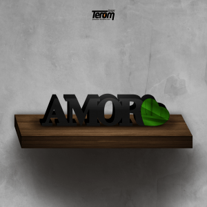 PLACA DE MESA - AMOR