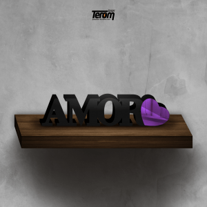 PLACA DE MESA - AMOR