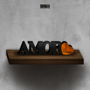 PLACA DE MESA - AMOR