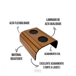 KIT SUPORTE BRAÇO DE SOFÁ 2 PEÇAS