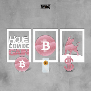 BOX BITCOIN - KIT 3 QUADROS + 2 PLACAS DE MESA + SUPORTE CELULAR DE *BRINDE*