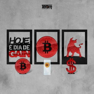 BOX BITCOIN - KIT 3 QUADROS + 2 PLACAS DE MESA + SUPORTE CELULAR DE *BRINDE*