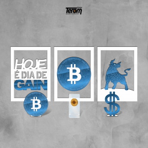 BOX BITCOIN - KIT 3 QUADROS + 2 PLACAS DE MESA + SUPORTE CELULAR DE *BRINDE*