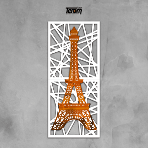 QUADRO TORRE EIFFEL ABSTRATO