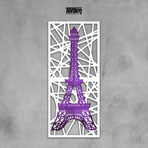 QUADRO TORRE EIFFEL ABSTRATO