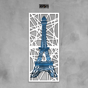 QUADRO TORRE EIFFEL ABSTRATO