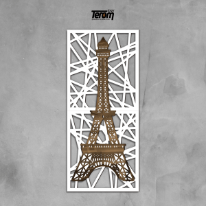 QUADRO TORRE EIFFEL ABSTRATO