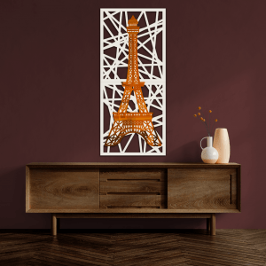 QUADRO TORRE EIFFEL ABSTRATO