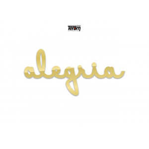 PALAVRA DECORATIVA - ALEGRIA