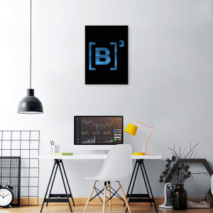 QUADRO DECORATIVO BOLSA - B3