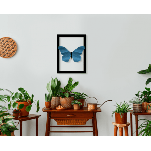 QUADRO DECORATIVO BORBOLETA GEOMETRICA 04