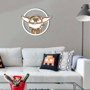 QUADRO DECORATIVO GEEK  - BABY YODA