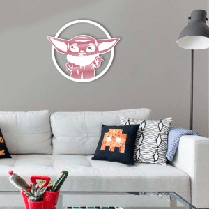 QUADRO DECORATIVO GEEK  - BABY YODA