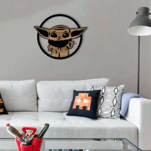 QUADRO DECORATIVO GEEK  - BABY YODA