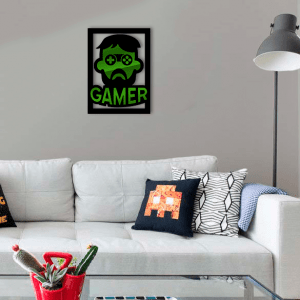 QUADRO DECORATIVO GEEK  - GAMER