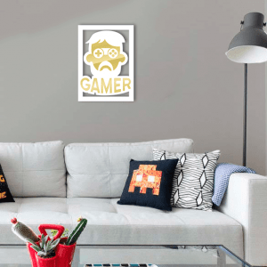 QUADRO DECORATIVO GEEK  - GAMER