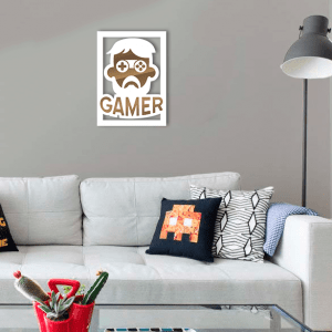 QUADRO DECORATIVO GEEK  - GAMER