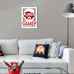 QUADRO DECORATIVO GEEK  - GAMER