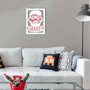 QUADRO DECORATIVO GEEK  - GAMER