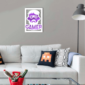 QUADRO DECORATIVO GEEK  - GAMER