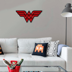 QUADRO DECORATIVO GEEK  - MULHER MARAVILHA