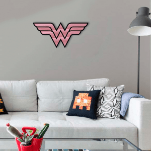 QUADRO DECORATIVO GEEK  - MULHER MARAVILHA