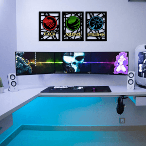 QUADROS DECORATIVO DOTA 2 - ATRIBUTOS DO DOTA 2