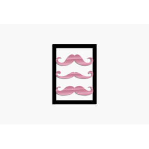 QUADROS DECORATIVOS BARBEARIA - BIGODE