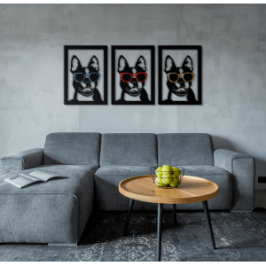 QUADROS DECORATIVOS BULLDOG LOVERS